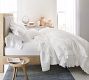 Belgian Flax Linen Fringe Ruffle Duvet Cover