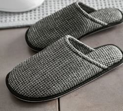 Belgian Flax Linen Waffle Slippers