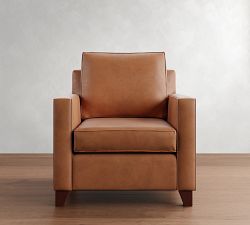 Cameron Square Arm Leather Chair