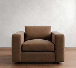 Carmel Wide Arm Leather Chair