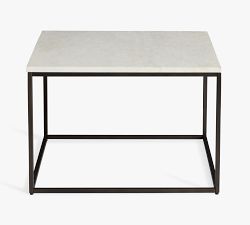 Delaney Square Marble Table (25")