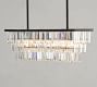 Gemma Crystal Rectangle Chandelier (30")