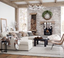 Lodge Plaid Sherpa Back Throw