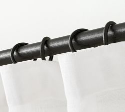 Slim Quiet-Glide Curtain Rings - Set of 10