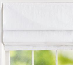 Belgian Flax Linen Roman Blackout Shade
