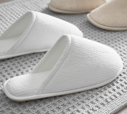 Belgian Flax Linen Waffle Slippers