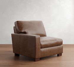 Build Your Own Turner Square Arm Leather Sectional