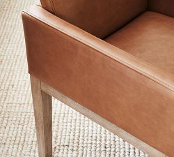 Jake Leather Dining Armchair