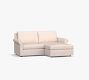 Sanford Roll Arm Reversible Chaise Sectional (77"&ndash;90")