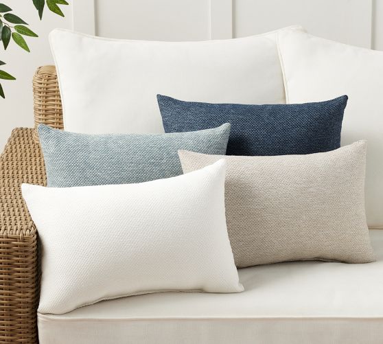 Sunbrella® Recycled Woven Outdoor Pillow