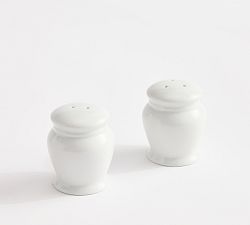 Caterer's Box Porcelain Salt &amp; Pepper Shakers