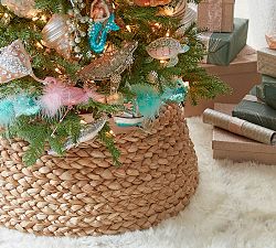 Handcrafted Beachcomber Basket Tree Collar