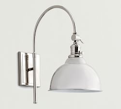 Metal Bell Arc Sconce (18'')