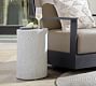 Bolinas Concrete Round Outdoor Side Table (13")