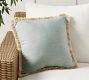 Sunbrella® Solid Fringe Outdoor Pillow