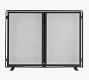 Vail Mesh Fireplace Screen with Doors