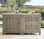 Abbott Outdoor Kitchen Acacia Two-Drawer &amp; Single-Door Cabinet