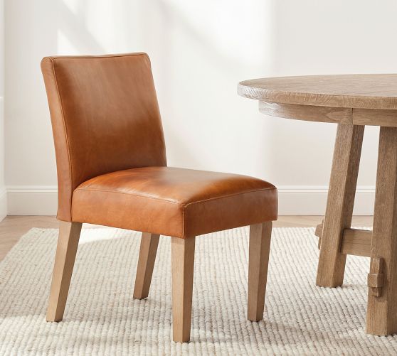Classic Leather Dining Chair by Pottery Barn