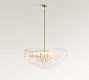 Florence Crystal Round Chandelier (29"-38")