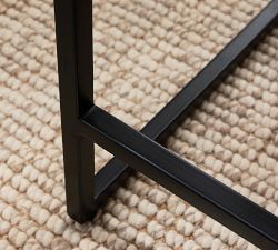 Hardy Backless Leather Stool