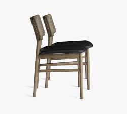 Serling Leather Dining Chairs, Set of 2