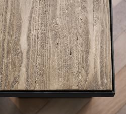 Thorndale Rectangular Reclaimed Wood Side Table (26")