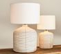 Cambria Rattan Table Lamp (21"-26")