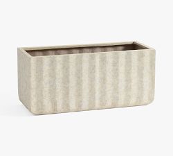 Modern Fluted Square Planters