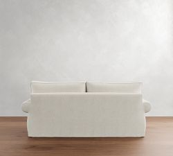 Pearce Roll Arm Slipcovered Sofa (72"&ndash;118")