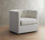Ayden Tufted Barrel Arm Swivel Chair