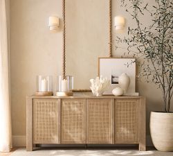 Gia Fabric Rechargeable Touch Sconce (7")