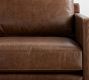 Pacifica Slim Arm Leather Sofa (69"&ndash;90")