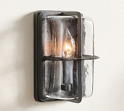 Pearce Glass Rectangle Outdoor Sconce (9")