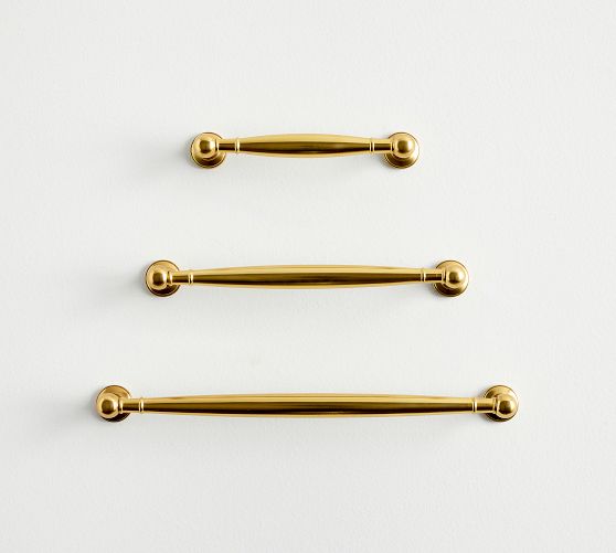 gold dresser pulls Cosmas 10 Pack 11244-160BG Brushed Gold Modern Cabinet Hardware Handle Pull main image 1