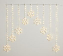 Snowflake Curtain Rain Lights