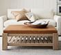 Antonio Leather Ottoman