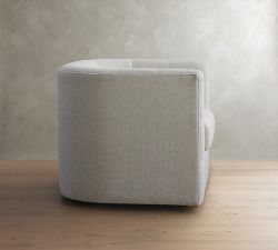 Ayden Tufted Barrel Arm Swivel Chair