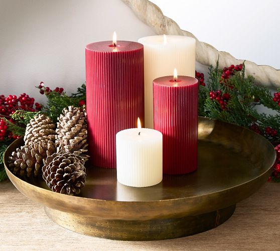 Fluted Pillar Candle