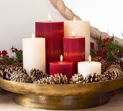 Fluted Pillar Candle