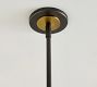 Harrison Leather Wrapped Linear Chandelier (46")