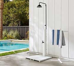 Modern Farmhouse Outdoor Shower