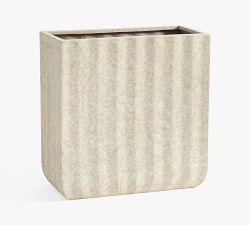 Modern Fluted Square Planters