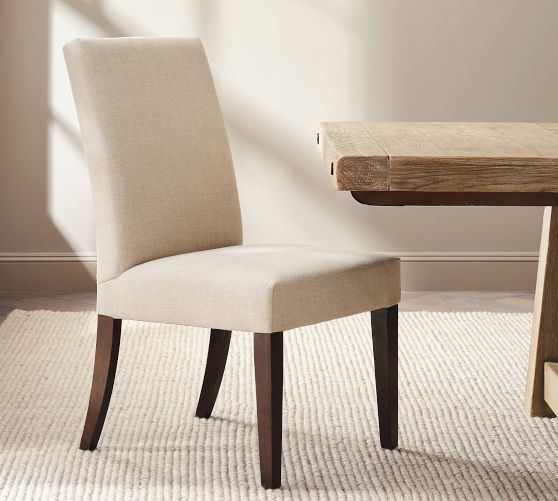 PB Comfort Square Upholstered Dining Chair by Pottery Barn