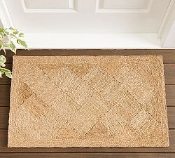Salvino Diamond Jute Doormat