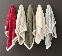 Waffle Sherpa Back Throw