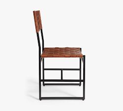Hardy Woven Leather Dining Chair