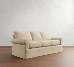 Buchanan Roll Arm Slipcovered Sleeper Sofa (79"&ndash;87")