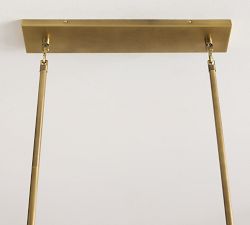 Florence Crystal Linear Chandelier (50")