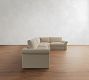Westwood Roll Arm Slipcovered 3-Piece Wedge Sleeper Sectional (130")