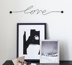 Bronze Script Wall Art - Love